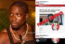Update: EFCC Confirms Arrest Of VDM Over Multiple Petitions, Charges Pending