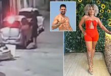 Husband CAUGHT stuffing his ex-wife’s body into car ‘before dumping her in river’ after strangling her