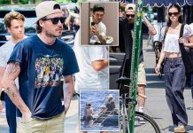 Brooklyn Beckham STEPS OUT for a family lunch with wife Nicola Peltz and in-laws
