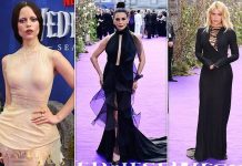 Jenna, Catherine, and Billie WOW screens at Wednesday premiere in London