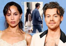 Harry Styles and Zoe Kravitz SEEN ‘kissing at restaurant’ on London date