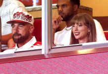 Taylor Swift and Travis Kelce make their FIRST public appearance since getting engaged