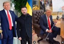 Zelensky gifted Trump WITH Ukraine war veteran’s golf club during White House summit