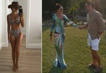 Michelle Keegan FLASHES her toned figure in a daring bikini five months after giving birth