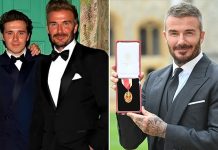 Brooklyn Beckham gets heat from fans for missing his father’s knighthood