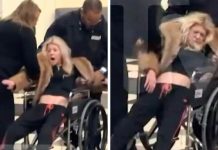 Tara Reid files police report after viral video of her slumped over wheelchair