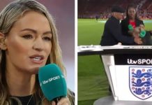 Laura Woods collapses on air during England clash with Ghana
