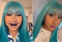 Kim’s daughter North West raps about skipping school and wanting MORE body piercings, tattoos