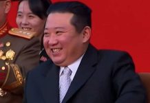 Kim Jong Un watches his troops BREAK bricks with their heads and were hit in the stomach with mallets