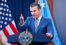 US war secretary MOCKS ‘big bad Royal Navy’ after Trump told UK to ‘go get your own oil’