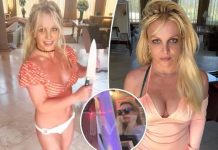 Britney Spears spotted ‘barking and wielding knife’ at a restaurant just days AFTER leaving rehab