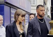 Taylor Swift and Travis Kelce look loved-up during London date night as WEDDING approaches