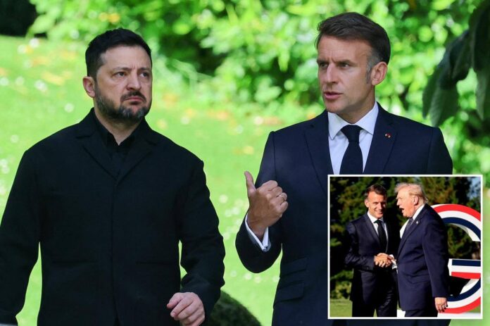 _ G7 Summit_ Macron and Zelensky CAUGHT in planning on how to deal with Trump_ 62622