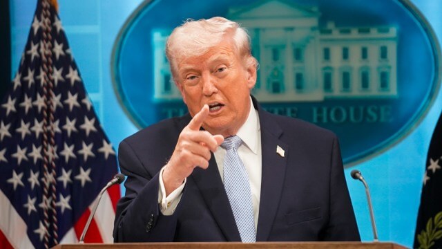Trump DOUBLE DOWN 'all hell will rain down' on Iran if they get a nuclear weapon (1)