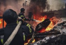 Ukraine unleashes barrage of 660 DRONES overnight in one of its largest attacks on Russia