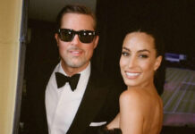 Brad Pitt and Ines de Ramon go Instagram official with snaps from Taylor Swift’s wedding
