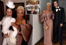 Denise Welch shares INTIMATE pictures from son Matty Healy’s wedding celebrations