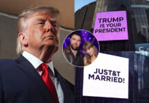 Donald Trump TROLLS Taylor Swift and Travis Kelce on their wedding night