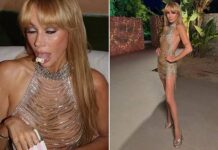 ‘Drunk’ Olivia Attwood promises to share ‘messy screenshots’ about her ex as she poses in sexy snaps