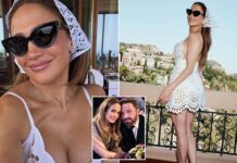 Jennifer Lopez TURN HEADS with her busty selfies spending a good time in Sicily