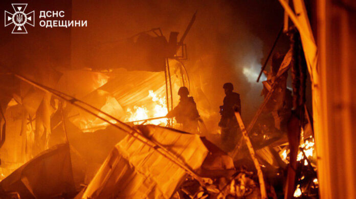 Kyiv is hit by huge drone and missile ATTACK in Putin's revenge for Ukraine's long-range strikes (1)
