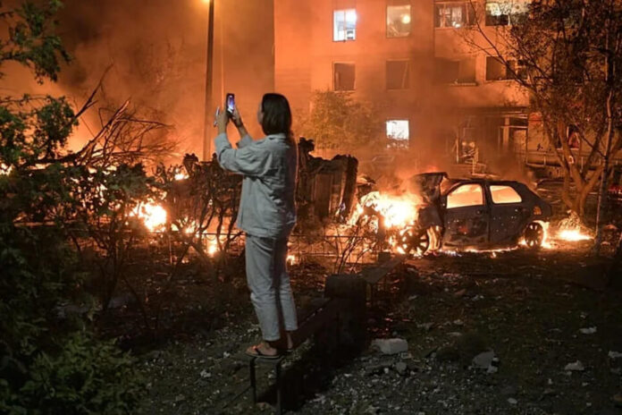 _Putin's army LAUNCH drone strike that kills 18, injured 60 in Ukraine on eve of NATO summit 6262626