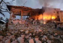 Russian missile ENTERS Polish, NATO, airspace during Ukraine strikes leaving 33ft crater