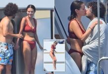 Selena Gomez flaunts bikini body as she shares PDA with shirtless husband Benny Blanco on yacht
