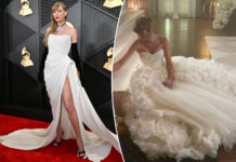 Taylor MARRIES Travis in ‘moving’ ceremony where she walked down the aisle to one of her own songs