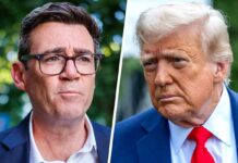 Trump WARNS Burnham he is ‘killing’ Britain with migrants coming in and ‘camping out’