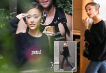Ariana Grande APPEARS frail and in mask in first sighting since announcing break from spotlight