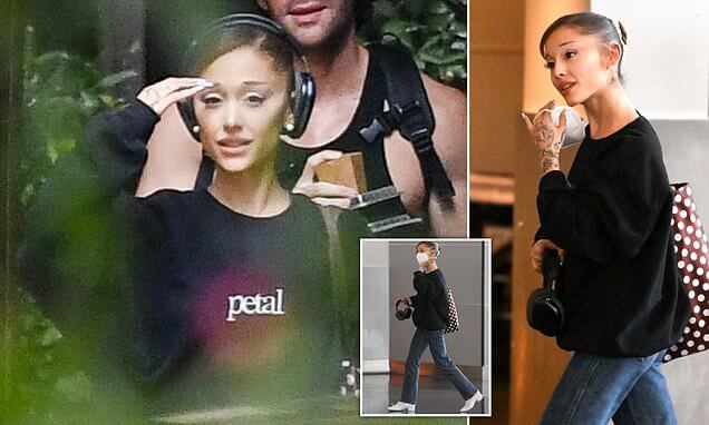 Ariana Grande APPEARS frail and in mask in first sighting since announcing break from spotlight 8262622 (1)