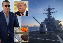 Crisis as Trump’s warship breaks down in the Middle East with sailors going FOUR DAYS without food, water and toilets
