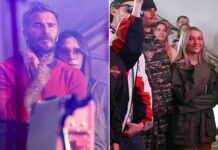 David and Victoria Beckham proudly cheer on son Cruz as he makes his Reading Festival debut