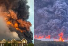 Fire engulfs huge ‘Russian Amazon’ warehouse after Ukrainian heavy attacks