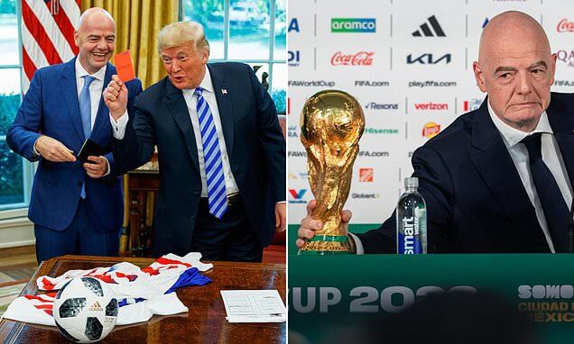 Gianni Infantino 'under the bus' as Trump denies speaking to him about World Cup stake sale_ 'Who_' (1)
