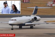Harry and Meghan land in UK with Archie and Lilibet on private jet