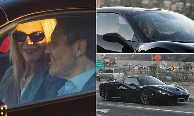 _Nicole Kidman wears BIG SMILE with rumored boyfriend Michael Reinstein in his $340K Ferrari after their trip to Italy 524241