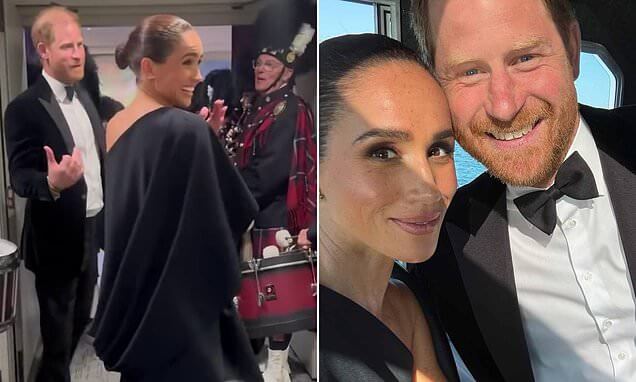 _ Prince Harry and Meghan's banter caught on camera at event_ 'My husband loves bagpipes!' 43222