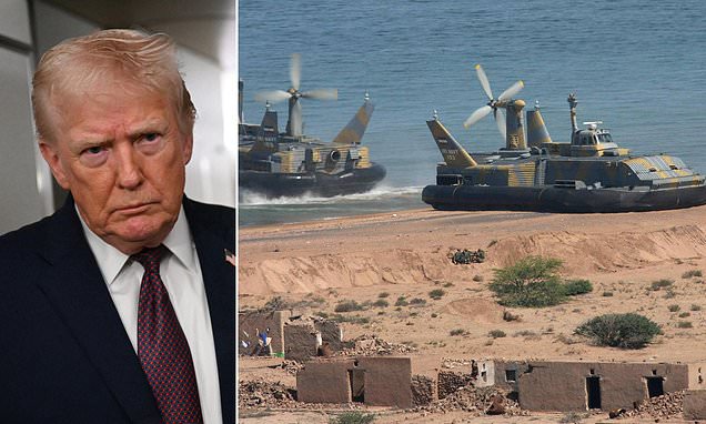 US launches missiles near Strait of Hormuz in FIRST ATTACK on Iran in weeks as Tehran 'swiftly' strikes back