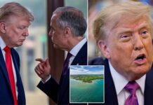 Americans turn against Donald Trump’s renaming of Lake Ontario as Canada trade war piles on misery for him