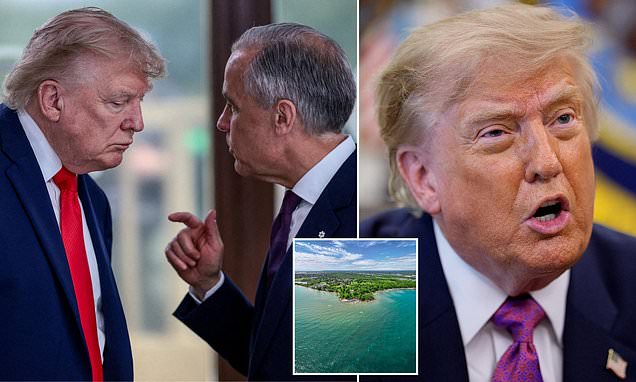 Americans turn against Donald Trump's renaming of Lake Ontario as Canada trade war piles on misery for him 5252522