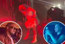 Kanye West and Kim Kardashian make awkward REUNION at 13-year-old North’s debut solo concert