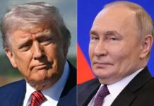 Russian President Vladimir Putin met Trump envoys in secret talks of over three hours