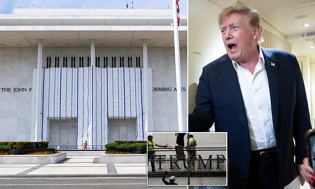 Trump SHUTS the Kennedy Center after court's ruling blocked efforts to add U.S President's name to the building 51414151
