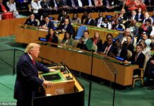 Trump scolds world leaders face-to-face in explosive Iran speech as he threatens to ‘drive them to hell’
