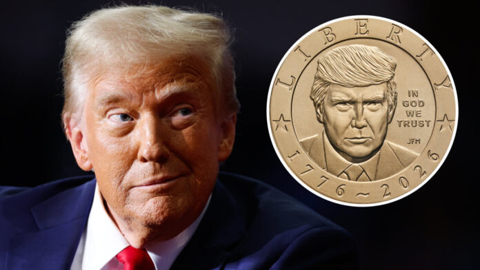 Trump's brand new $1 gold coin breaks the internet WITH staggering price 52422 (1)