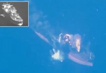 US STRIKES three Iranian oil carriers after their ballistic missiles targeted American warships