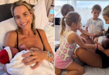Vogue Williams, 40 and her husband Spencer Matthews, 38, welcome NEW BABY: ‘Our house is bursting with love’