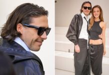 Brooklyn Beckham, 27, reveals grey hair as he ARRIVES at Balenciaga show